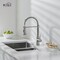 Kibi Aurora Single Handle Pull Down Kitchen Sink Faucet with Soap Dispenser C-KKF2003BN-KSD100BN - alternate 6
